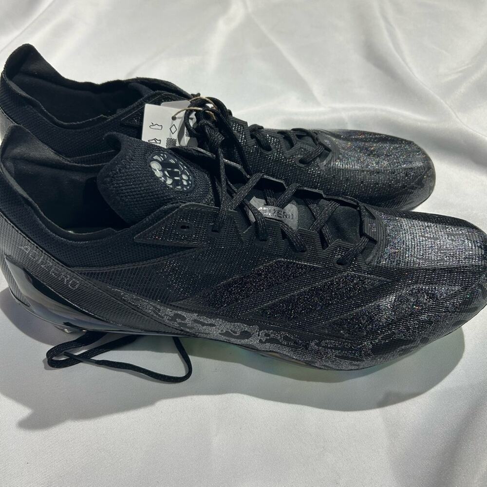 Adidas Adizero 8.0 Sk Mens Shoes, Football, Open Box- Size - 16 Black - Picture 2 of 6